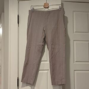a new day Skinny Women's Beige Pinstripe Trousers
